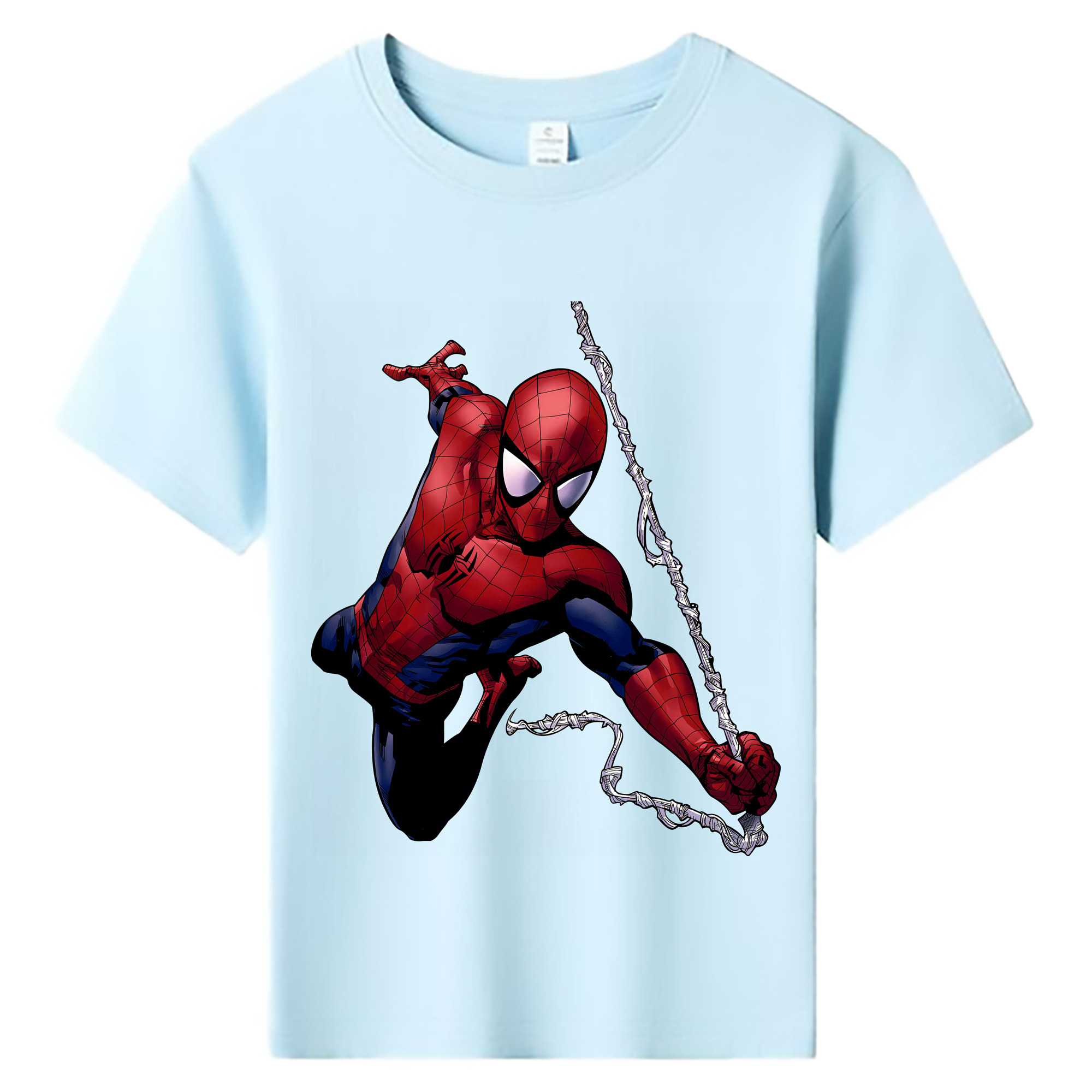 （画像用） Spider Man スパイダーマン 綿100％キッズTシャツ（フロントプリント）